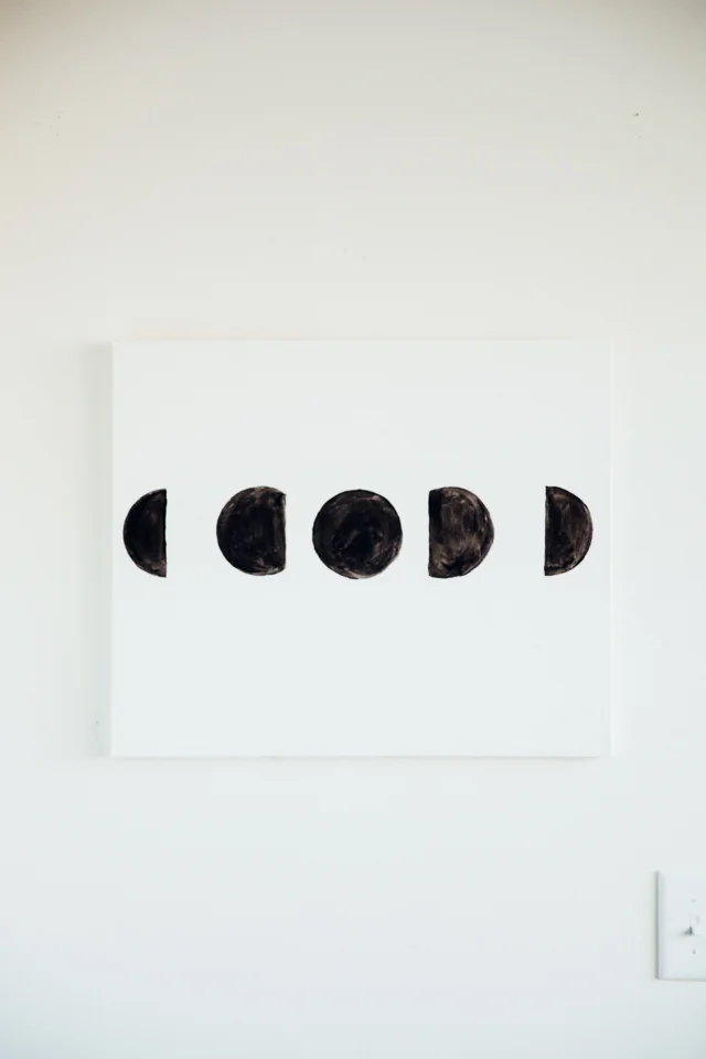 5th Day of Craftsmas // Moonphase Art 