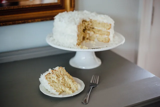 Eating In // Coconut Cake