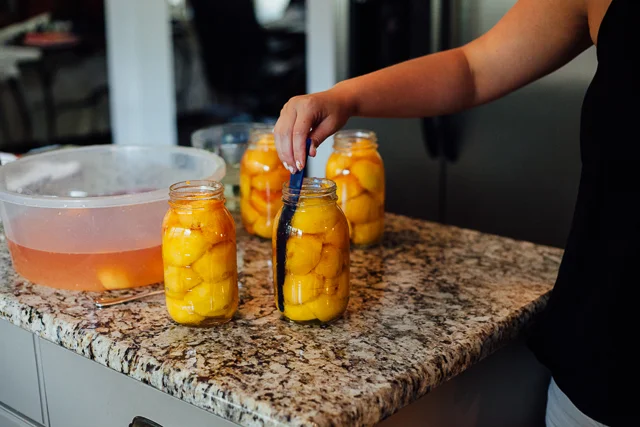 Eating In // Canned Peaches 