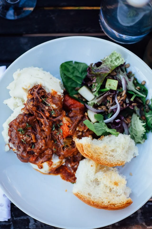 Valentine's Day // Date Night Menu with Braised Short Ribs and Garlic Mashed Potatoes