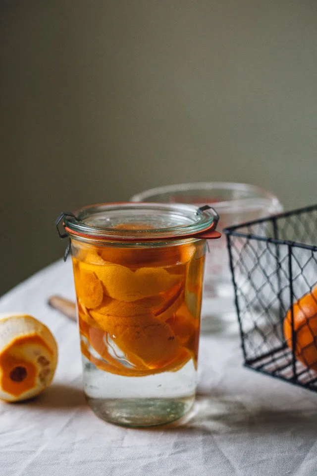 DIY //  Orange Infused Vinegar All-Purpose Cleaner