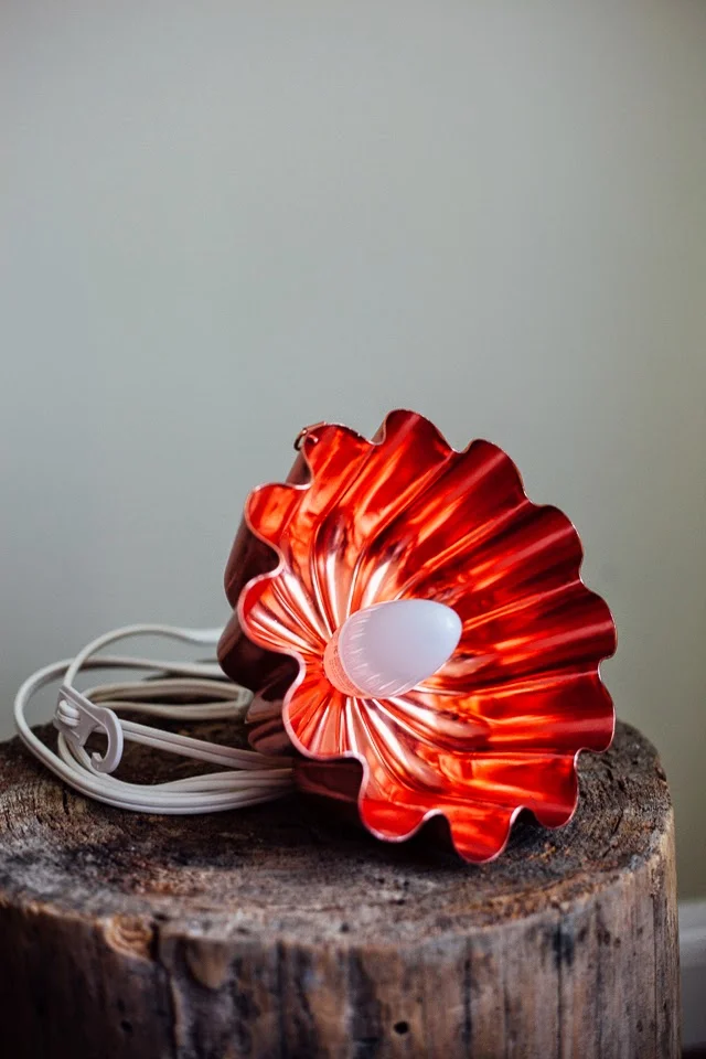 DIY // Vintage Copper Jelly Mold Light 