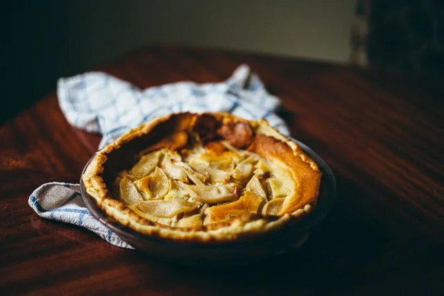 Eating In // Apple Whiskey Clafoutis
