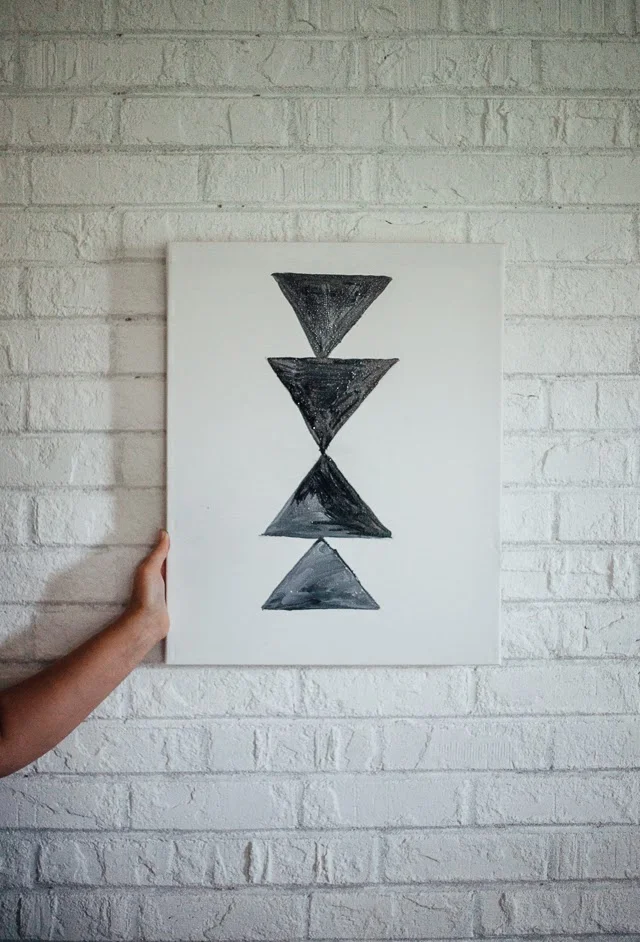 DIY //  Geometric Wall Art