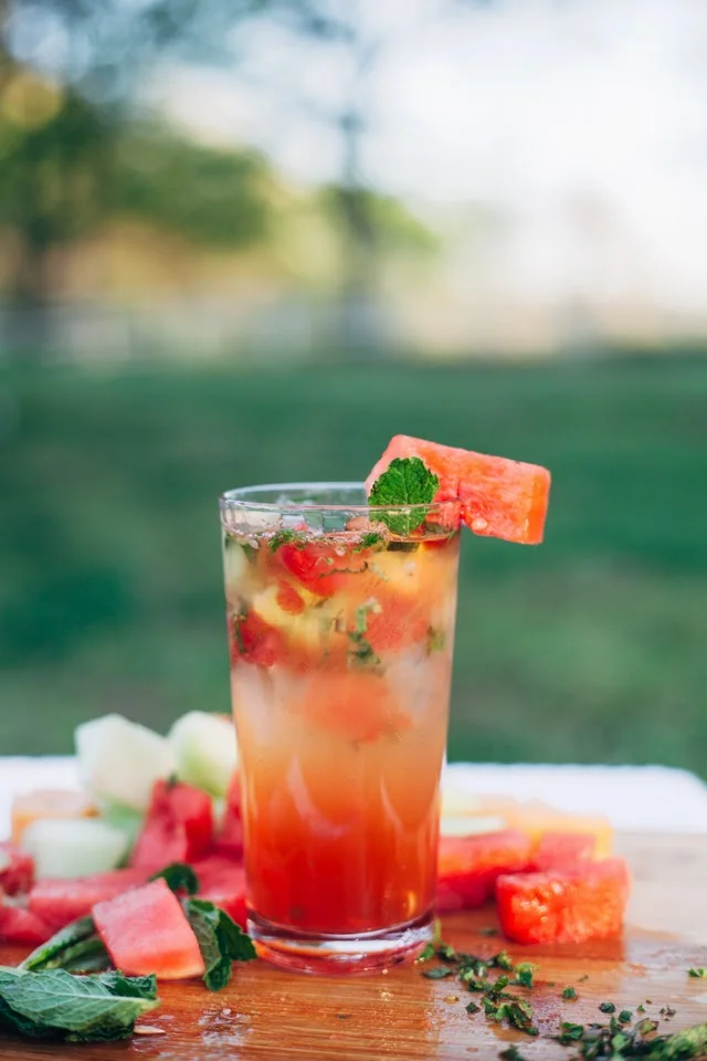 Minty Melon Mojito // Weekend Cocktails No. 12