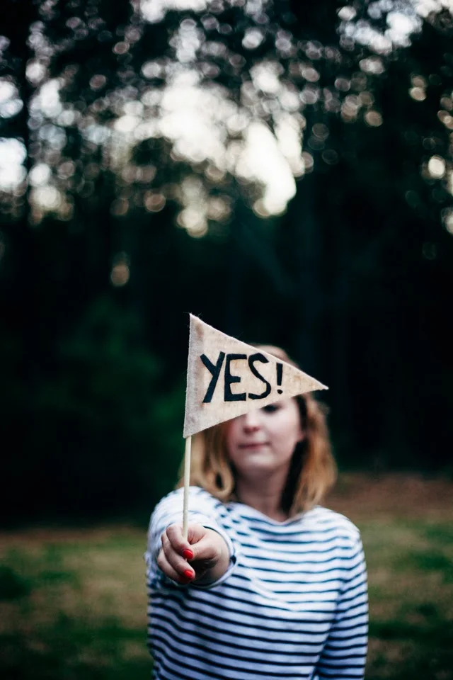 DIY //  Yes Flag