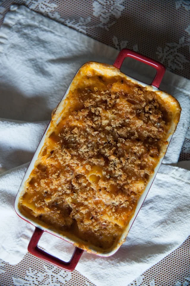 Eating In // Baked Rigatoni & Cheese 