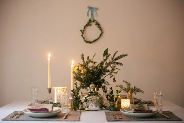 Coyuchi First Look Holiday Inspired Table Scape 