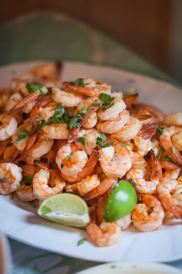 Eating In // Spicy Cilantro Lime Shrimp 