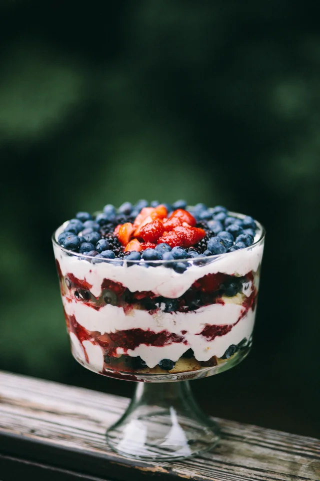 Eating In // 4th of July Berry Trifle 