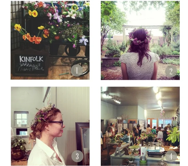 Kinfolk Flower Potluck Charlotte // Instagrams