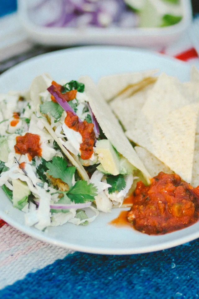 Eating In //  Fish Tacos