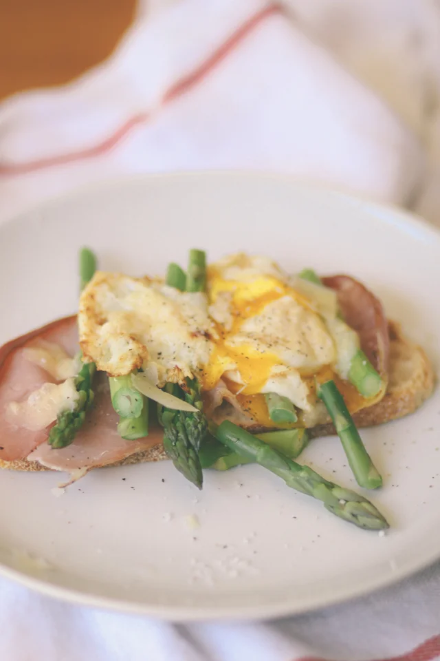 Eating In // Asparagus and Egg Tartine