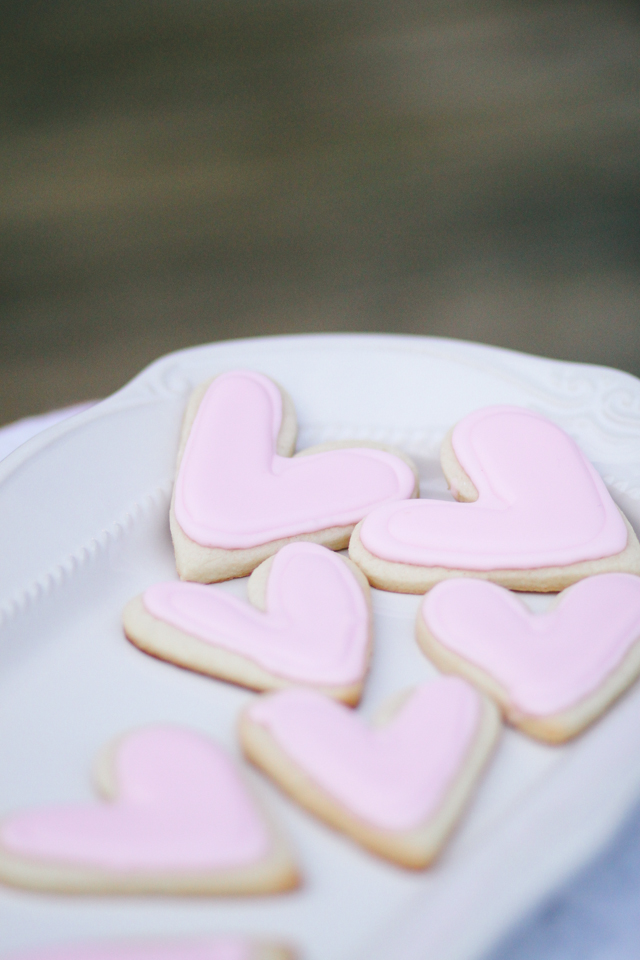 Eating In // Heart Cookies