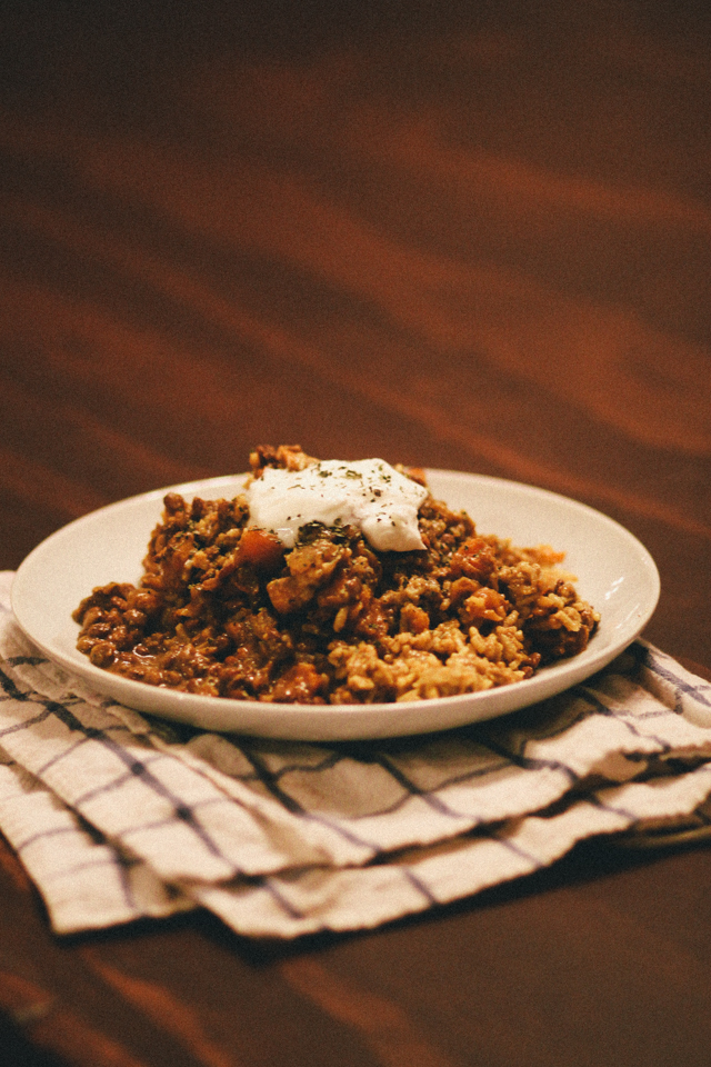 Eating In // Curried Lentils