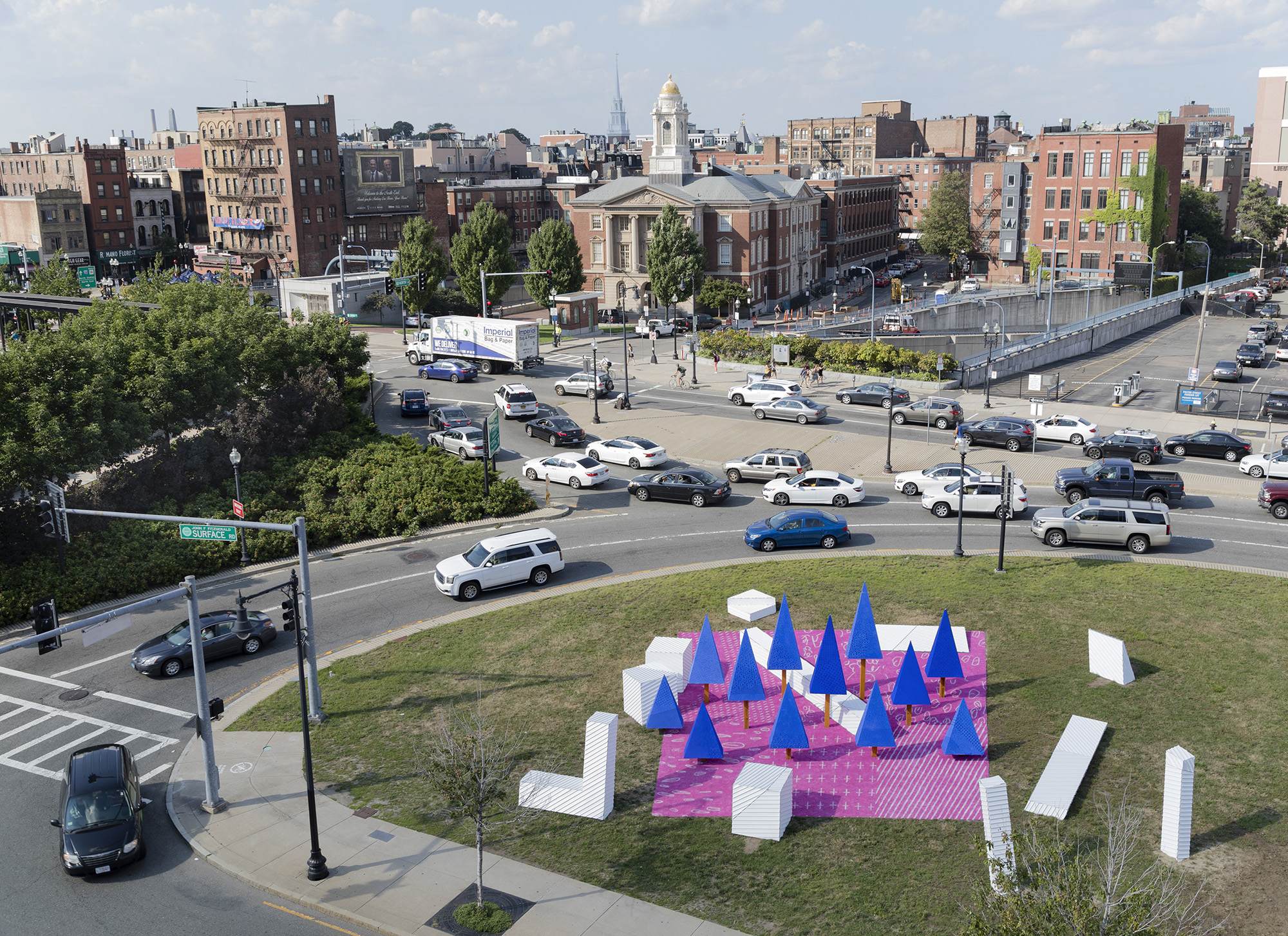 Another Axon, 2017, Rose Kennedy Greenway, Boston, MA