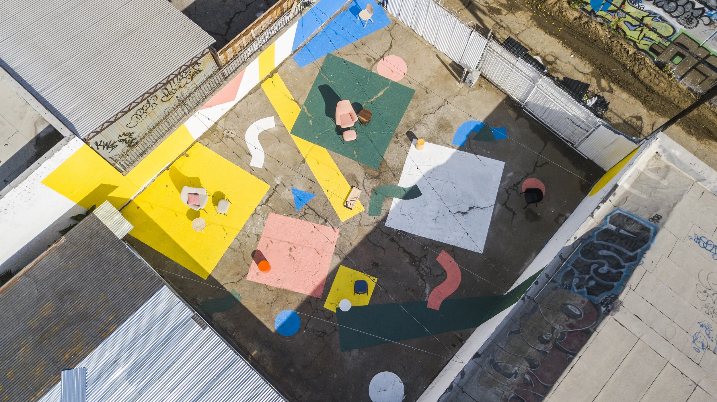 Confetti Courtyard, 2019, Downtown Los Angeles, CA