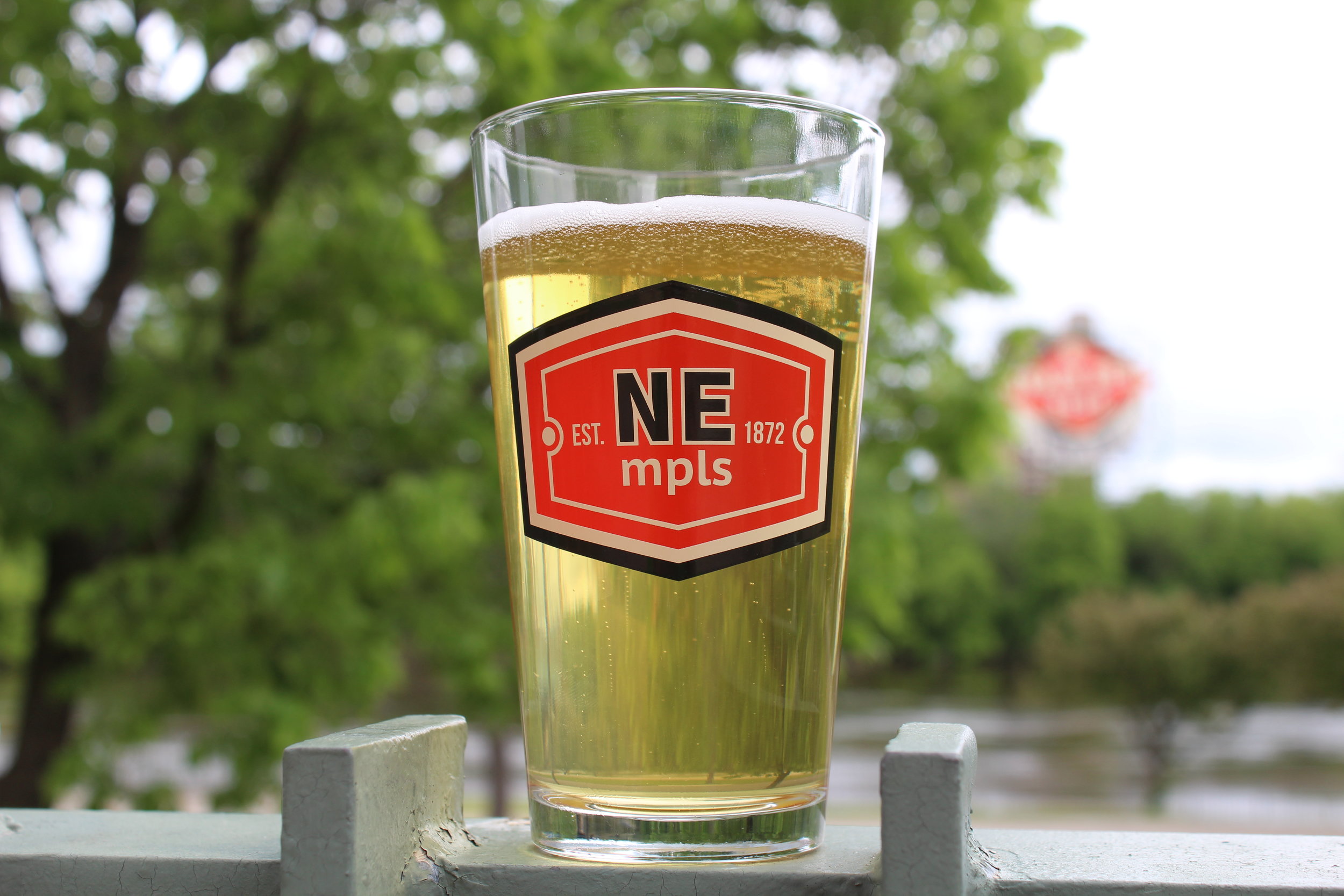 Retro NE Pint Glass