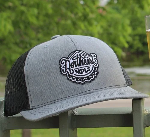 NE mpls Bottlecap Trucker Hat