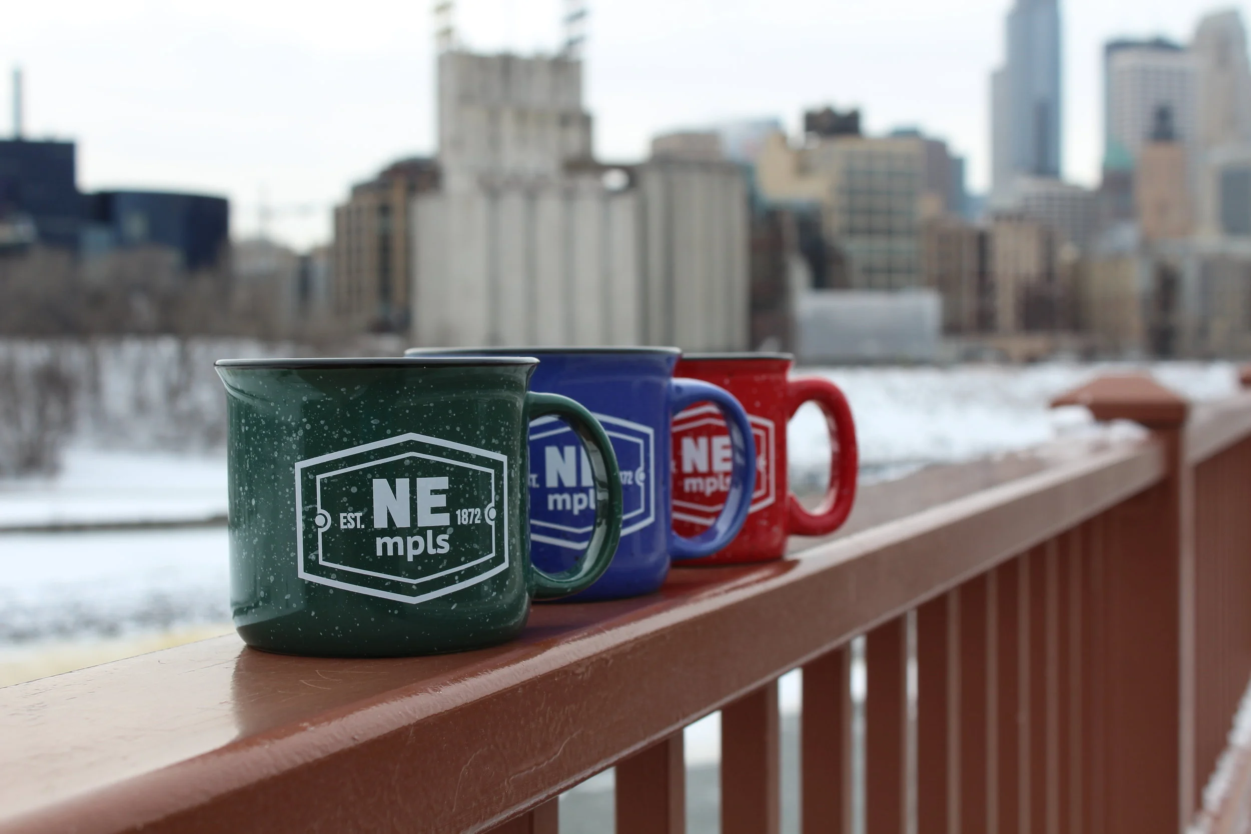 Retro NE 15 oz. Campfire Mug