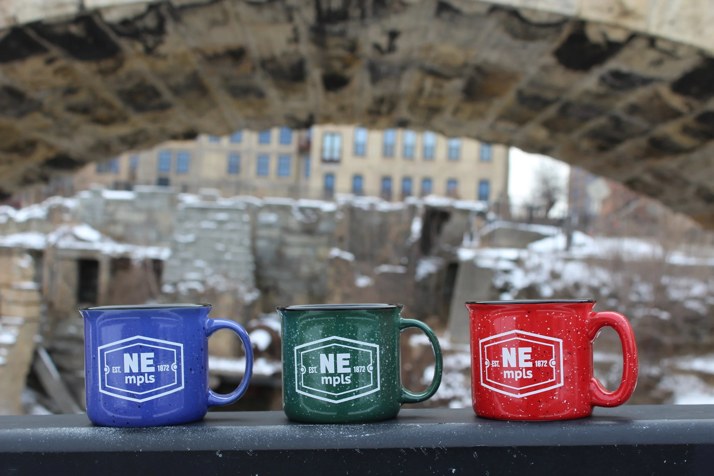 Retro NE 15 oz. Campfire Mug