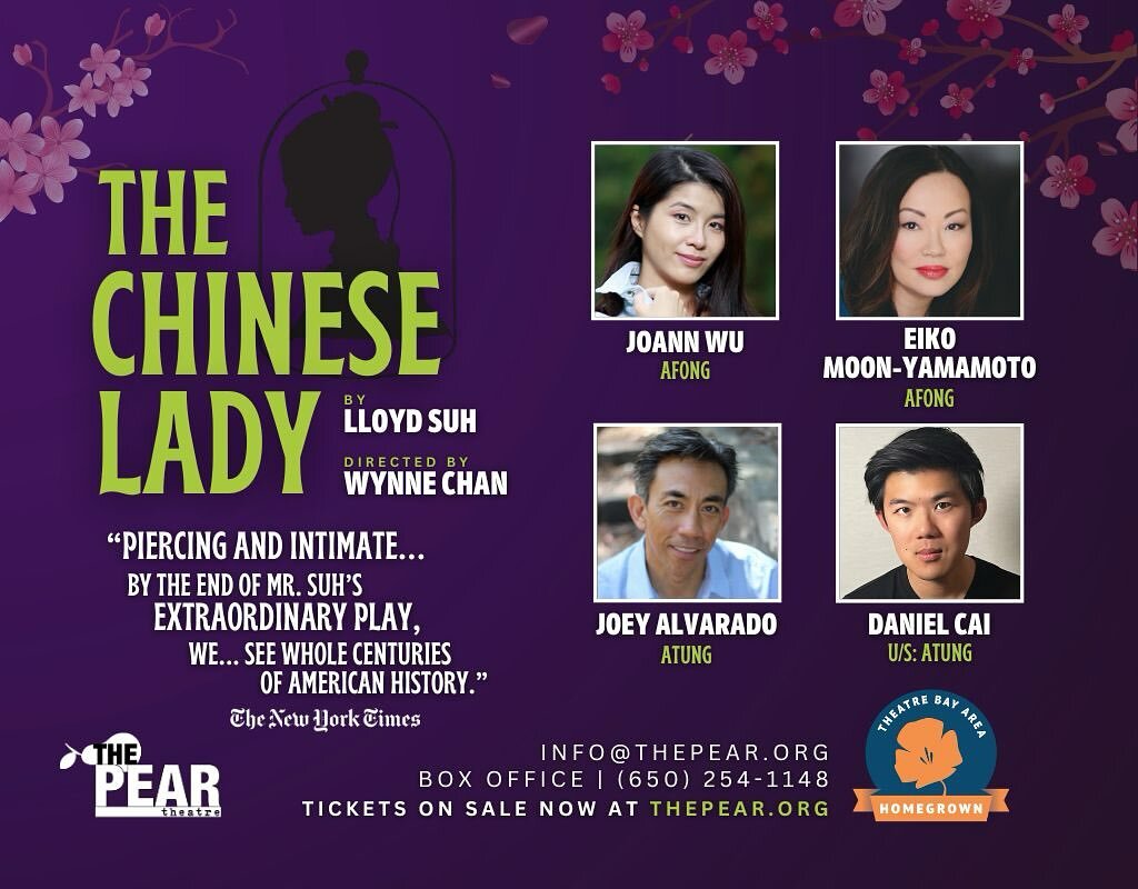 Meet the incredible cast of &lsquo;The Chinese Lady&rsquo; by Lloyd Suh!  Directed by Wynne Chan.

Playing April 19 - May 12 in repertory with &lsquo;Love Letters&rsquo; by A.R. Gurney.

🎟️Learn more and get tickets via the link in our bio or at the
