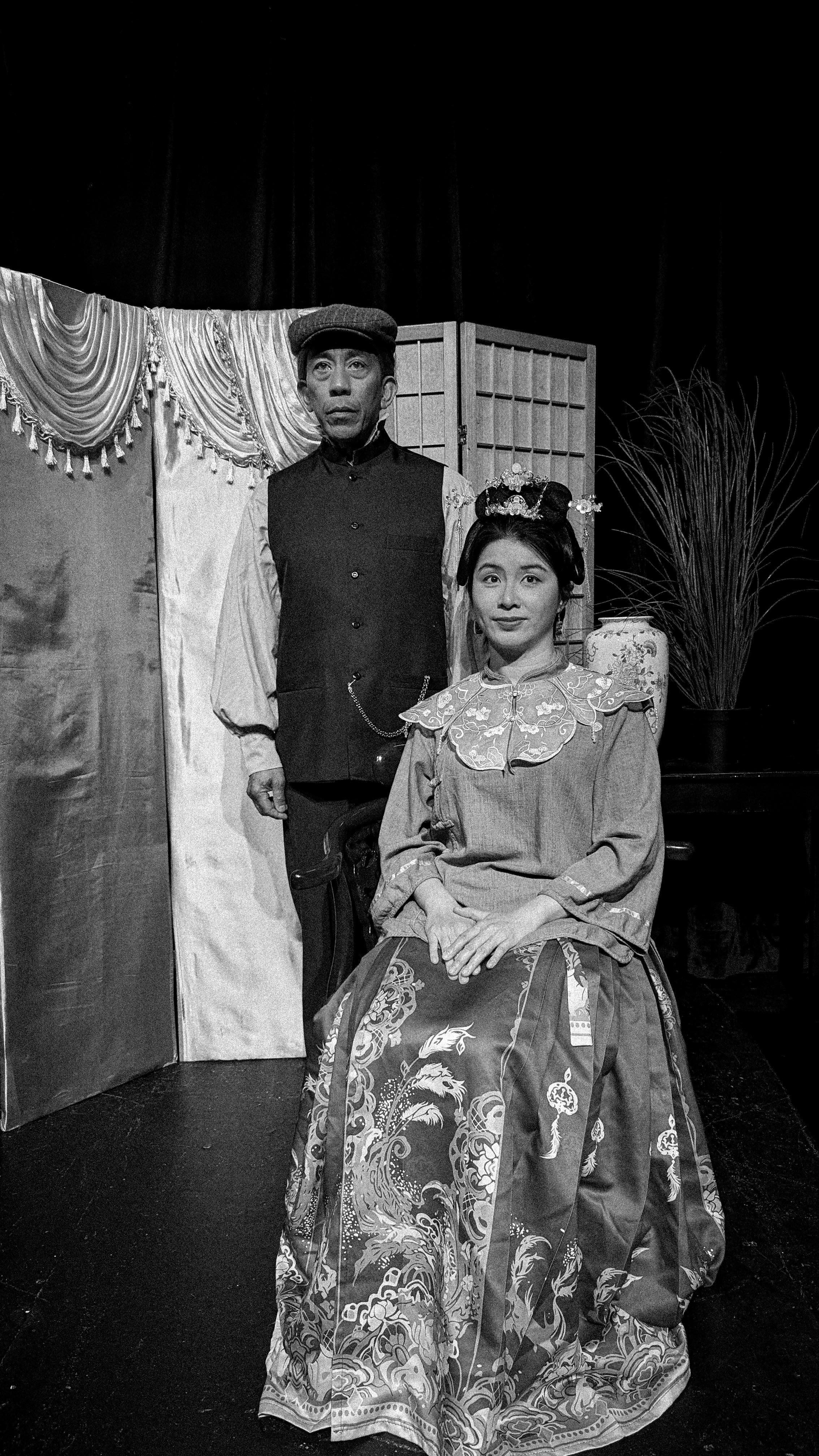  Joseph Alvarado (ATUNG) and Joann Wu (AFONG*)  in The Chinese Lady by Lloyd Suh.  *role will alternate. 