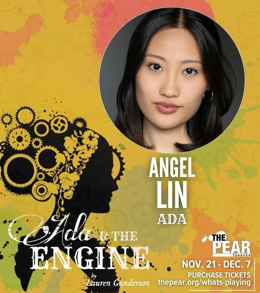 Meet the incredible cast of &lsquo;Ada &amp; The Engine&rsquo; - opening next Friday, November 21! 👩🏻&zwj;💻⚙️✨

🗓️Playing thru December 7!
🎟️Purchase tickets at thepear.org/whats-playing

Angel Lin (ADA) is thrilled to make her return to the sta