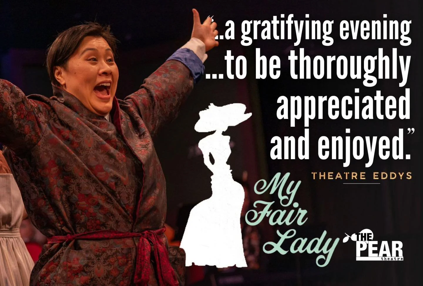 "...at the heart it is a gratifying evening with some highlight performances to be thoroughly appreciated and enjoyed." - Theatre Eddys

🌷&rsquo;My Fair Lady' performances are now extended thru March 14!

🎟️Get tickets today at thepear.or