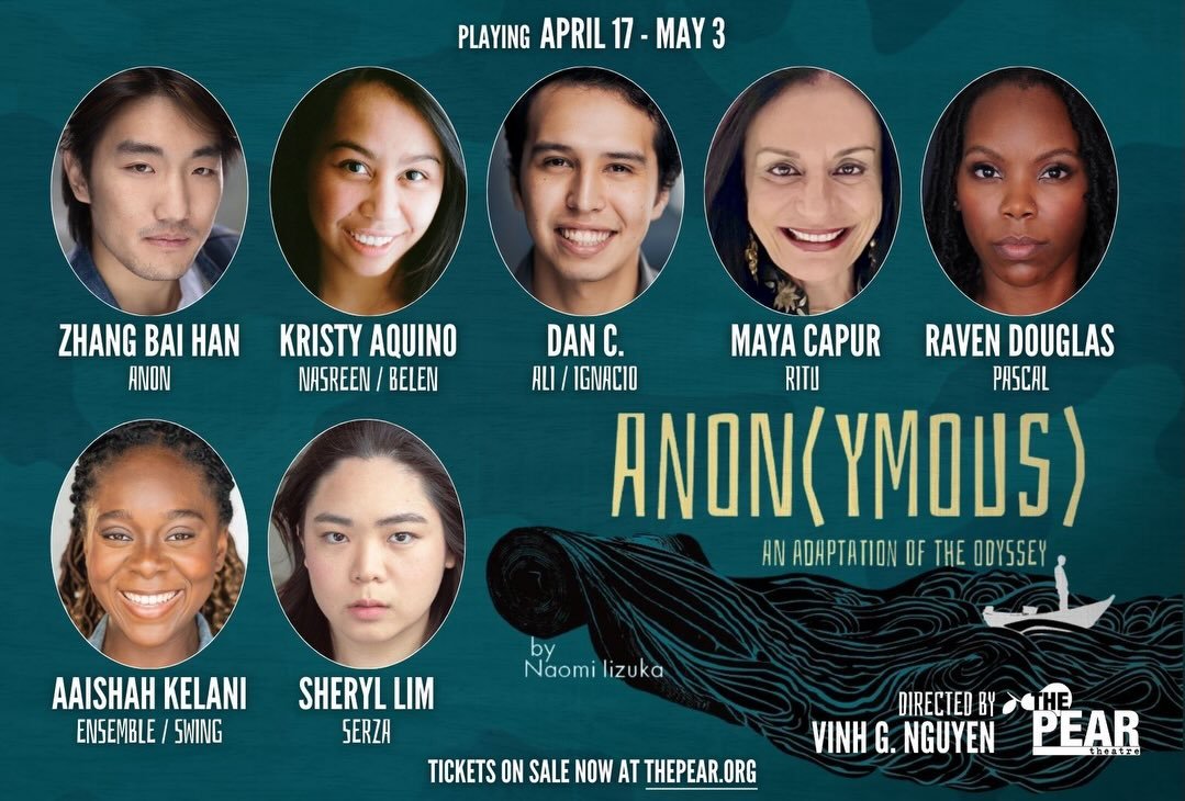 We are so excited to introduce the incredible cast of &lsquo;Anon(ymous)&rsquo; by Naomi Iizuka! Playing April 17 - May 3. Directed by Vinh G. Nguyen.

CAST
&bull; Zhang Bai Han....................&hellip;Anon
&bull; Kristy Aquino....................