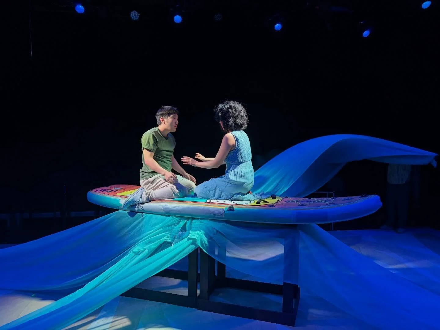 Check out these stunning tech weekend shots of &lsquo;Anon(ymous)&rsquo; by Naomi Iizuka - opening this Friday (4/17) at 8:00 pm! 😍

🌊 Join us for one of the most visually mesmerizing, poignant, and timely shows ever produced at The Pear. The art, 