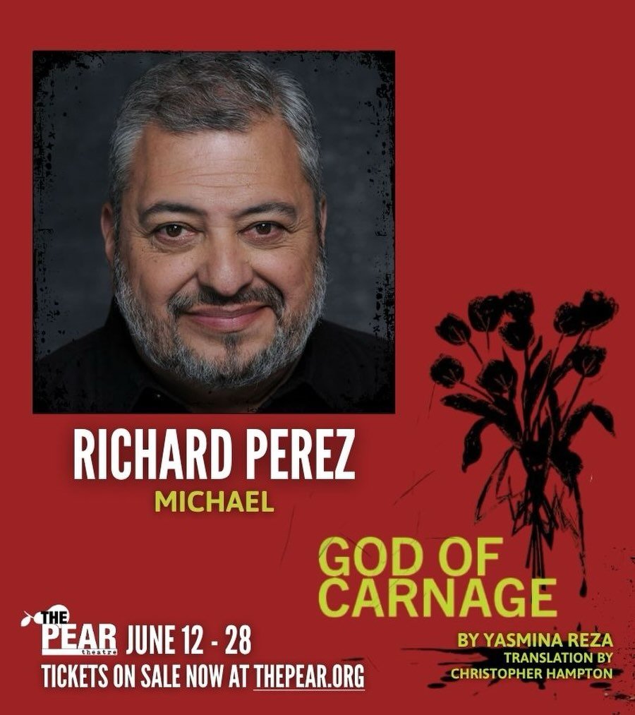 Meet the incredible cast of &lsquo;God of Carnage&rsquo;! Playing June 12 - 28.

🎟️Tickets on sale now at thepear.org/whats-playing

Richard Perez (Michael) has worked nationally as an actor, director, educator and arts administrator. Representative