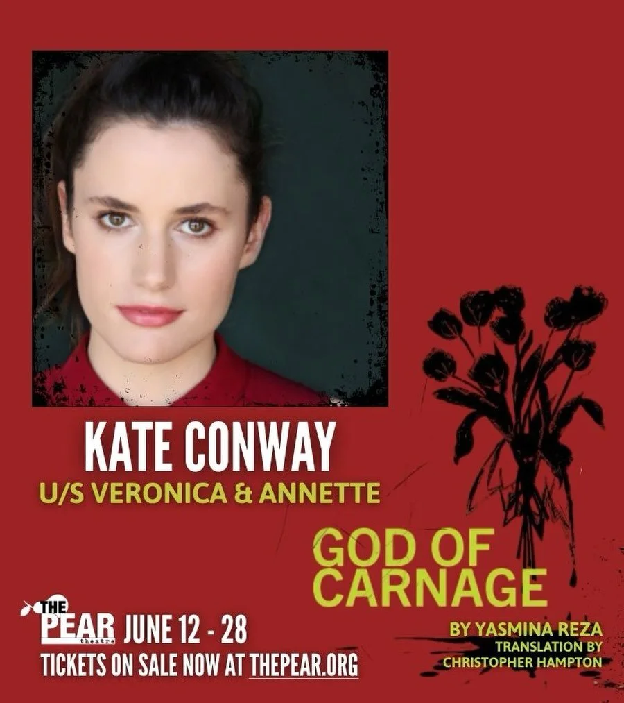 Meet the incredible cast of &lsquo;God of Carnage&rsquo; - opening this Friday at 8:00 pm! Playing June 12 - 28.

🎟️Purchase tickets at thepear.org/whats-playing

Kate Conway (U/S Veronica, Annette) is a St. Louis native and an alumna of Elon Univer