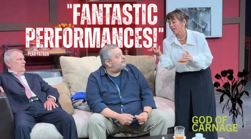 ❤️&zwj;🔥audiences loooove CARNAGE❤️&zwj;🔥

Weekend two of performances kicks off tonight at 7:30 pm!

🎟️Get tickets at thepear.org/whats-playing 

#theatre #theater #godofcarnage #bayareatheatre