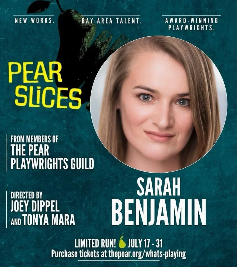 Introducing the incredible cast of &lsquo;Pear Slices&rsquo; - fresh new works on stage for a LIMITED RUN July 17 - 31!

🎟️Learn more about the new short plays and purchase tickets at thepear.org/whats-playing

Sarah Benjamin is stoked to be back at