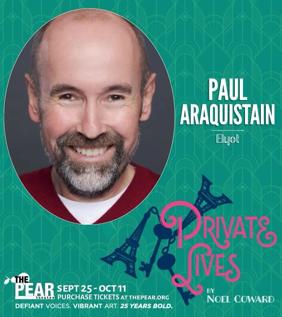PAUL ARAQUISTAIN is Elyot in &lsquo;Private Lives&rsquo;! 🍸💍💥

😍Witness our vibrant reimagining of No&euml;l Coward&rsquo;s classic comedy of manners - Sept. 25 thru Oct. 11! 🎟️Tickets on sale now at thepear.org/whats-playing

PAUL ARAQUISTAIN (