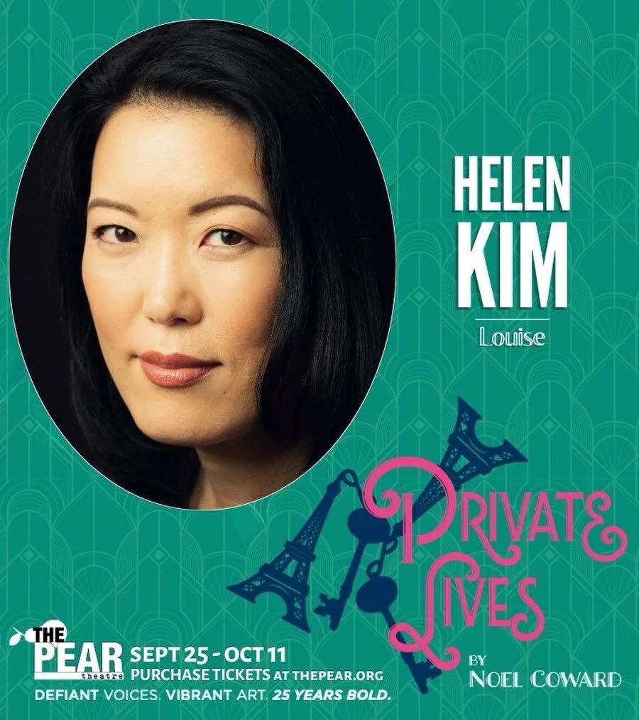 HELEN KIM is Louise in &lsquo;Private Lives&rsquo;! 🇫🇷🧹🤷🏻&zwj;♀️

No&euml;l Coward&rsquo;s classic comedy of manners opens this Friday! Get tickets at thepear.org/whats-playing

HELEN KIM (Louise) is thrilled to be making her Pear Theatre debut 