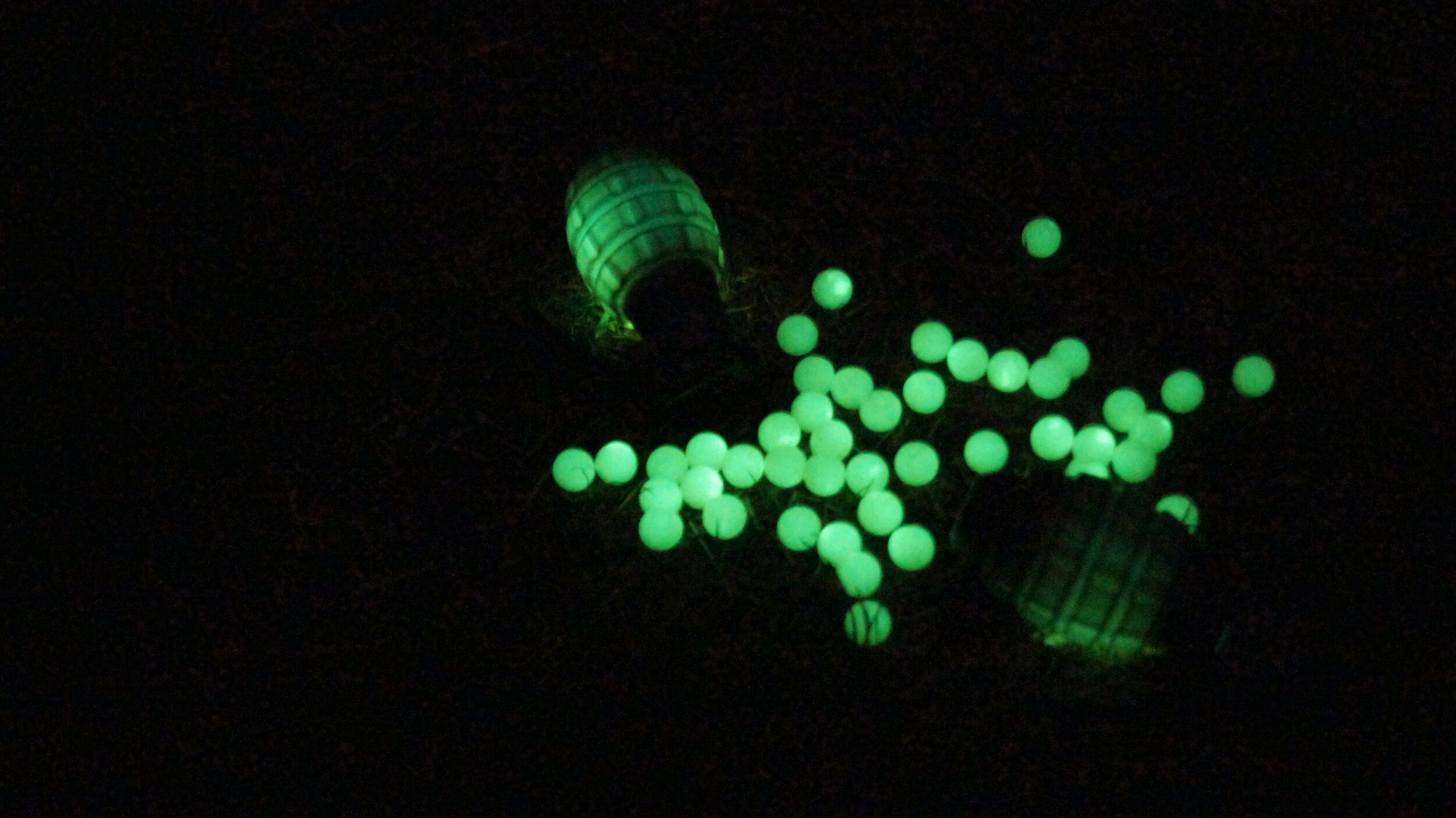 Glow in the dark paintballs Paintball Corp
