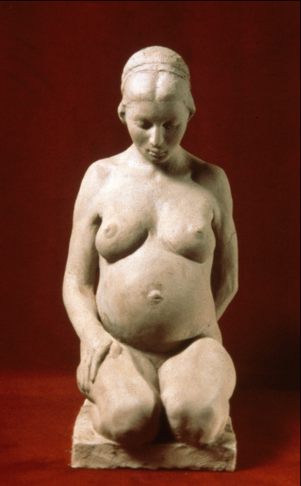 Kneeling Pregnant Woman