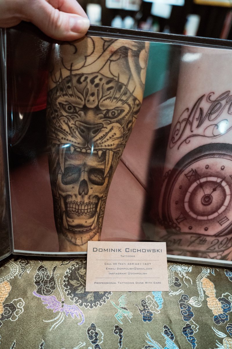  Flipping through the portfolio of Dallas tattooer Dominik Cichowski 