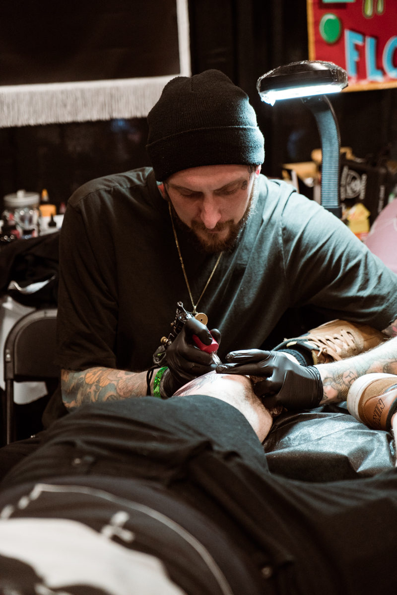  Black Mass Tattoo artist and co-owner Clamore Wolfmeyer&nbsp; 