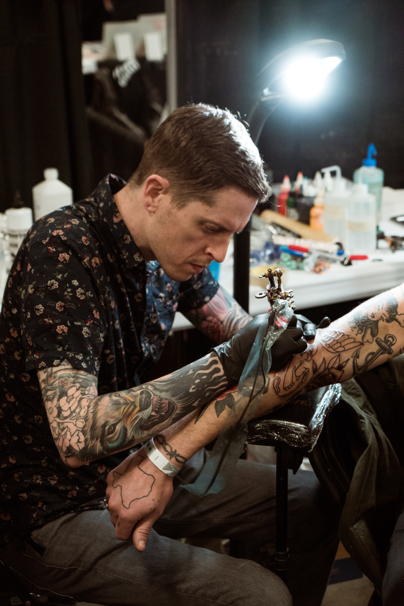  Nick Wallerstedt of Triple Crown in Austin. Another artist featured in the current issue of Texas Inked Magazine. 