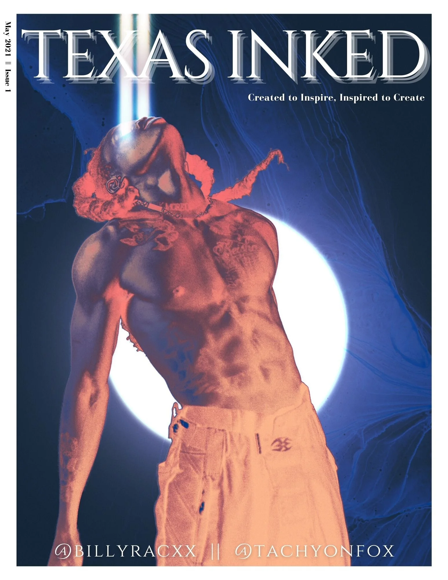 Graphic Design: @tachyonfox || Model: @billyracxx