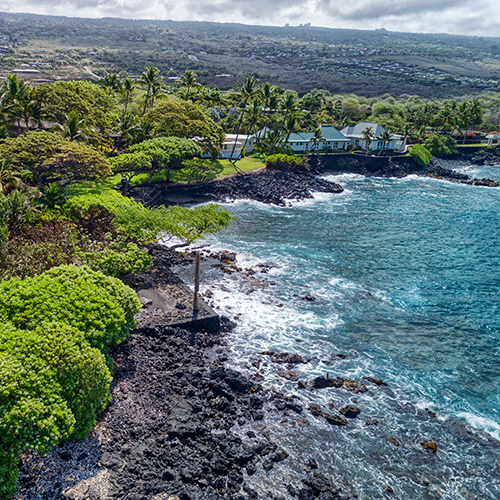 Ke Alohi Kai is one of the premier oceanfront developments in Kailua-Kona encompassing 15 lots of which 7 are oceanfront. Lot number 6 is considered to be a premium oceanfront lot for its outstanding views! View Listing →