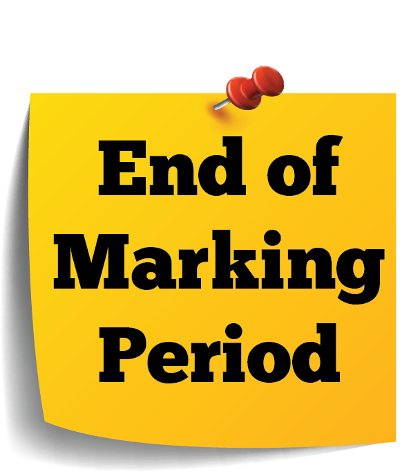 Marking Period 3 Ends