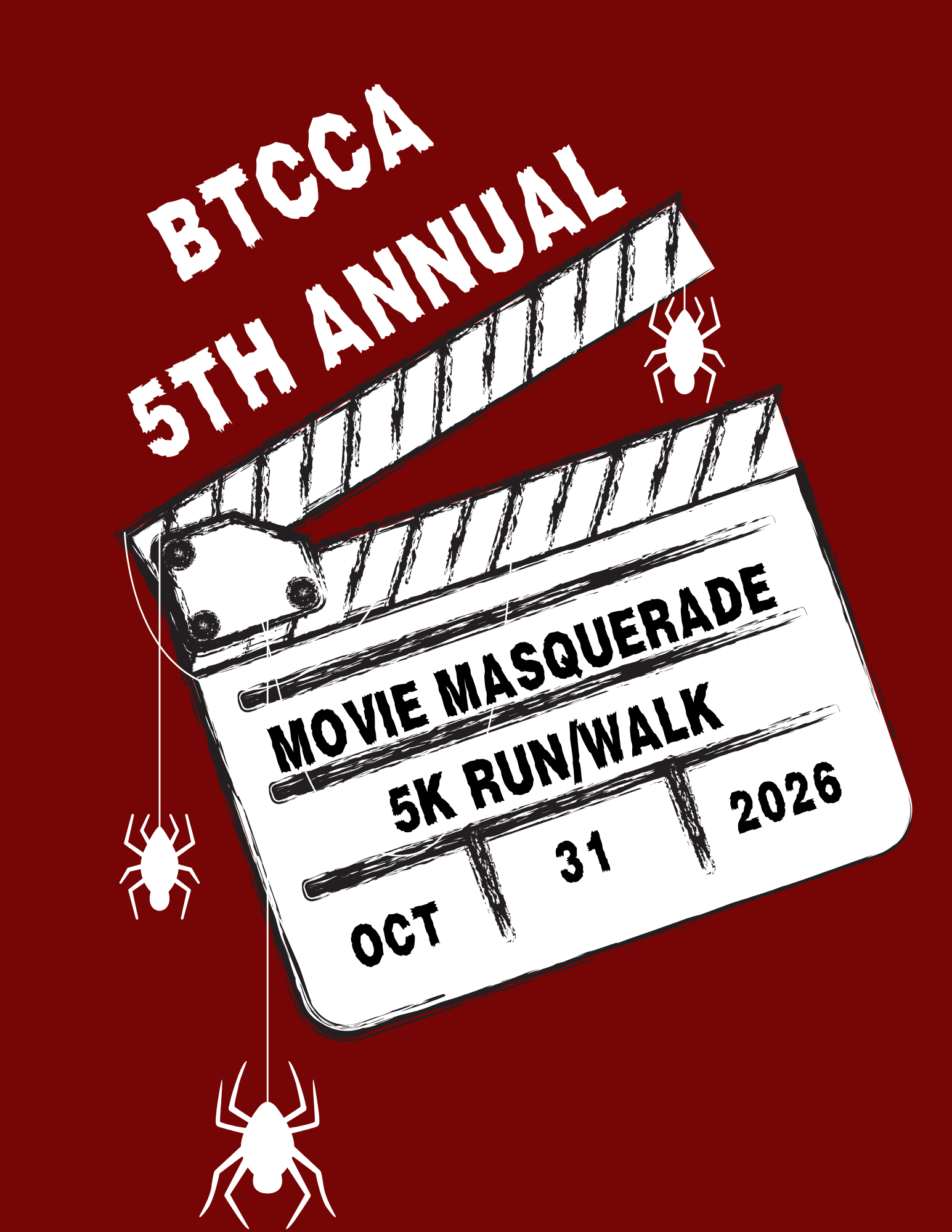 BTCCA 5TH ANNUAL MOVIE MASQUERADE 5K RUN/WALK
