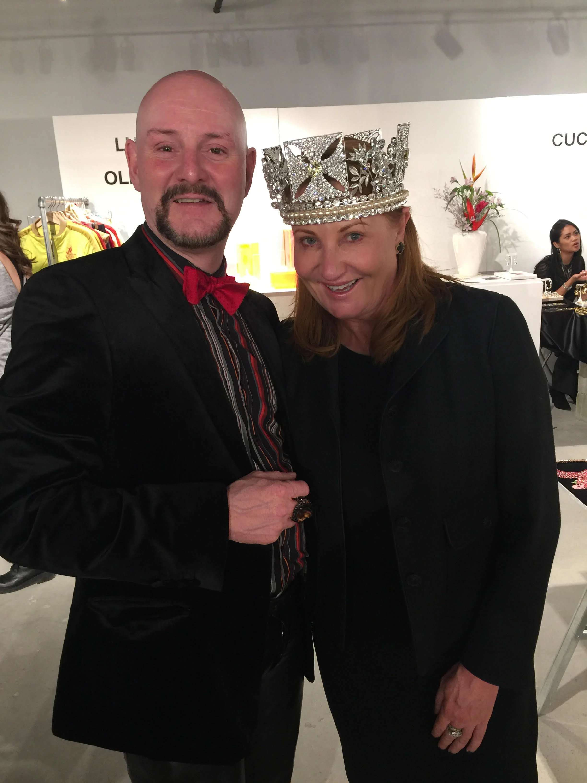Some fun glitzzy shopping with Alan Anderson