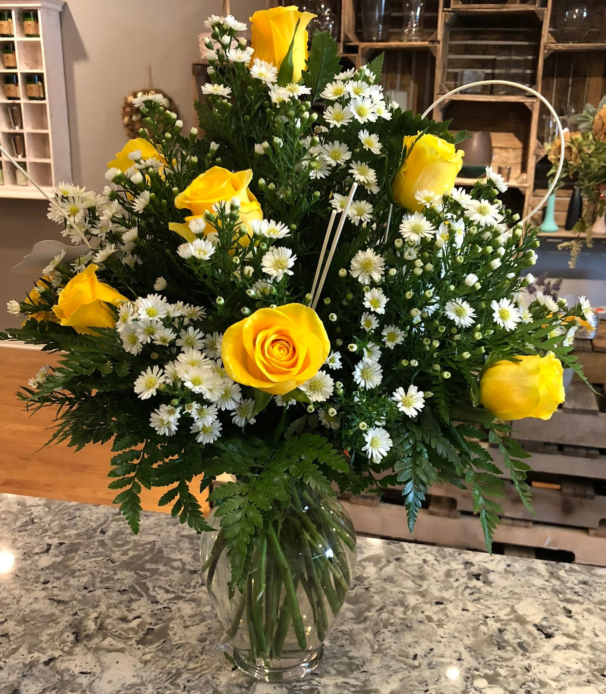 Dozen Rose Vase