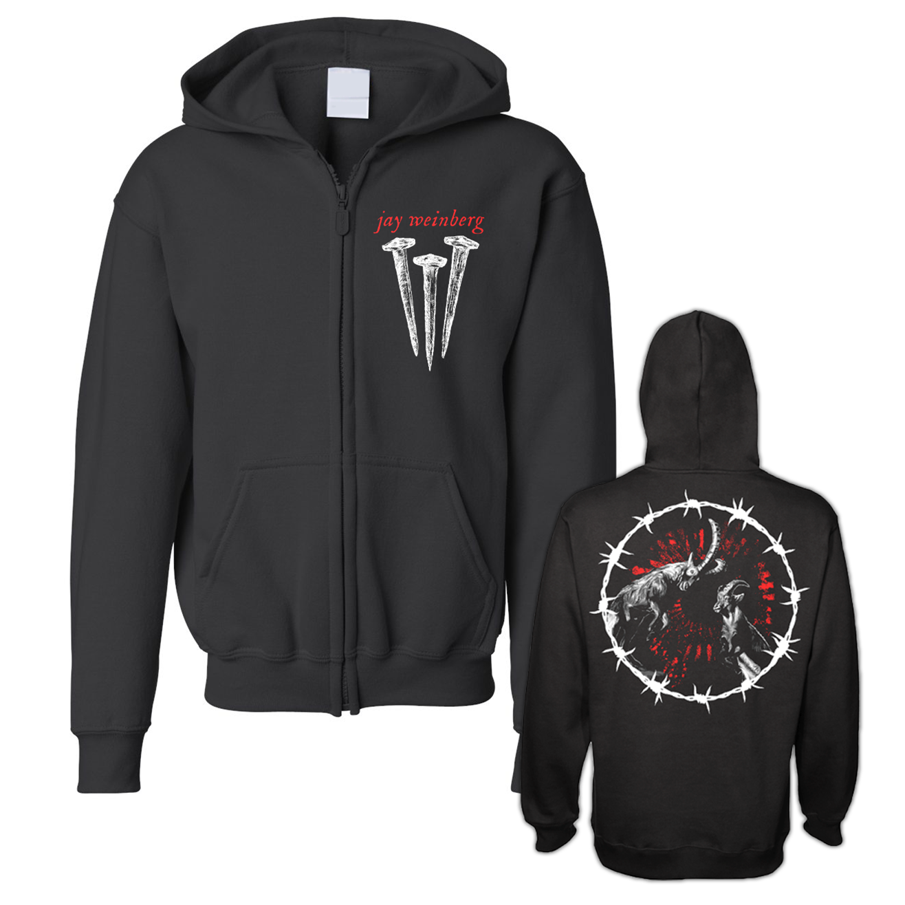 "First Blood" Zip Hoodie