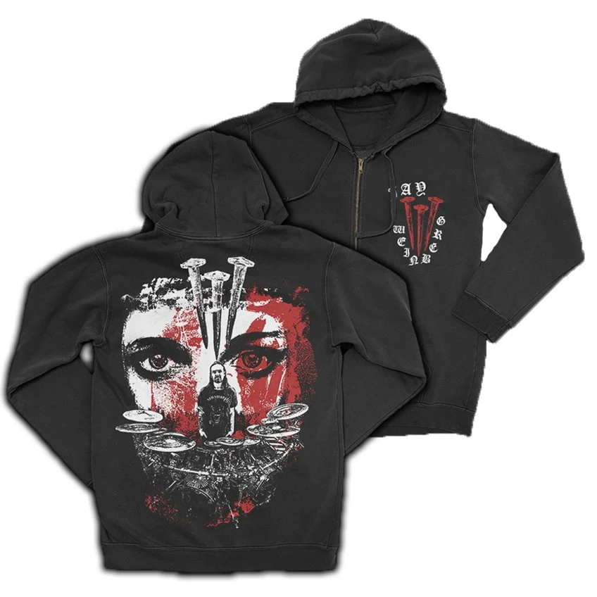 JW x GARJK Collab Zip-Up Hoodie